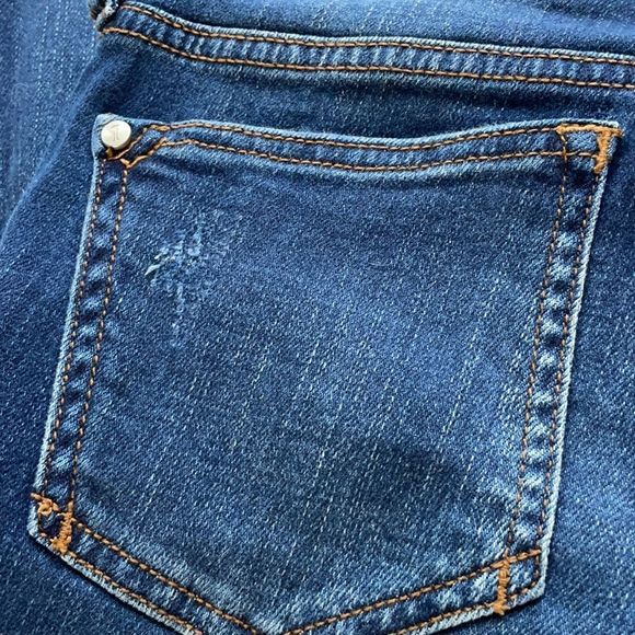 Pilcro and the Letterpress Dark Blue Skinny Jeans - Picture 7 of 16